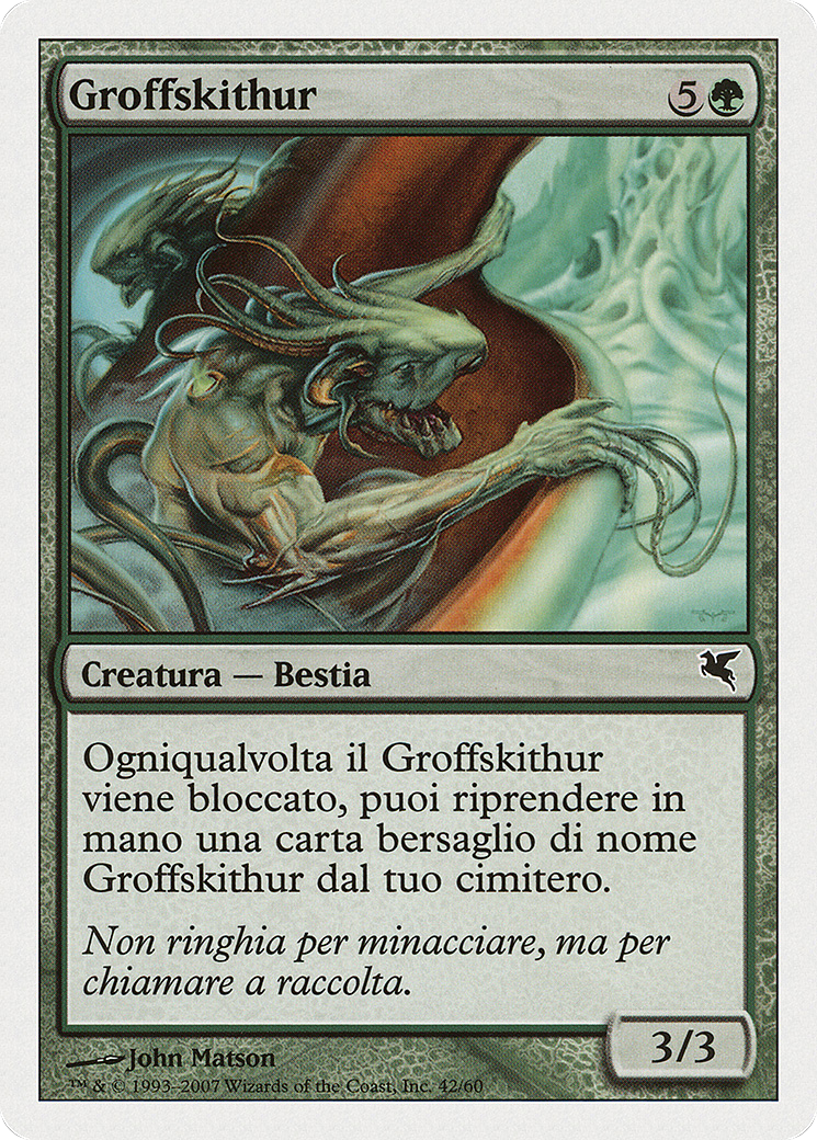 Groffskithur (Italian) - "Groffskithur" (K42) (PSAL-K42) - Salvat 2005-1
