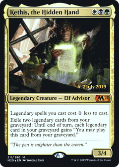 Kethis, the Hidden Hand [Core Set 2020 Prerelease Promos]-1