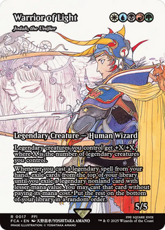 Warrior of Light - Jodah, the Unifier (Showcase) (FCA-017) - FINAL FANTASY: Through the Ages / Warrior of Light (Borderless) Foil-1