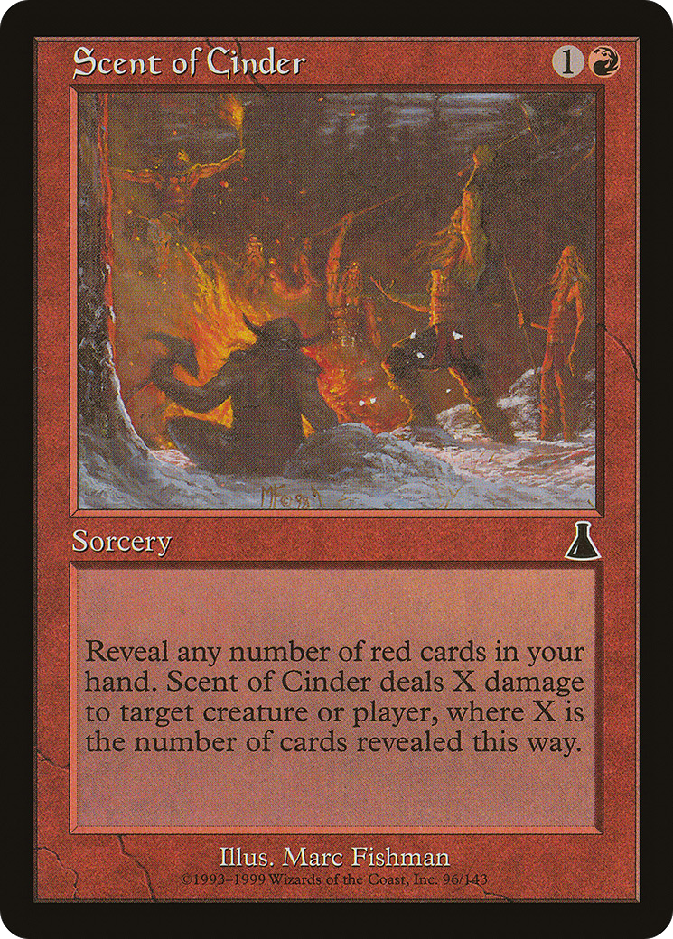 Scent of Cinder [Urza's Destiny]-1