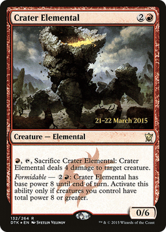 Crater Elemental [Dragons of Tarkir Prerelease Promos]-1
