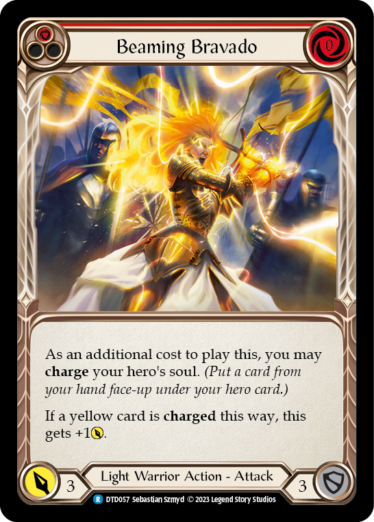 Beaming Bravado (Red) [DTD057] (Dusk Till Dawn)  Rainbow Foil-2
