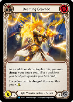 Beaming Bravado (Red) [DTD057] (Dusk Till Dawn)  Rainbow Foil-1