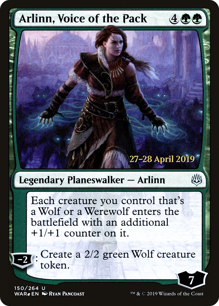 Arlinn, Voice of the Pack [War of the Spark Prerelease Promos]-1