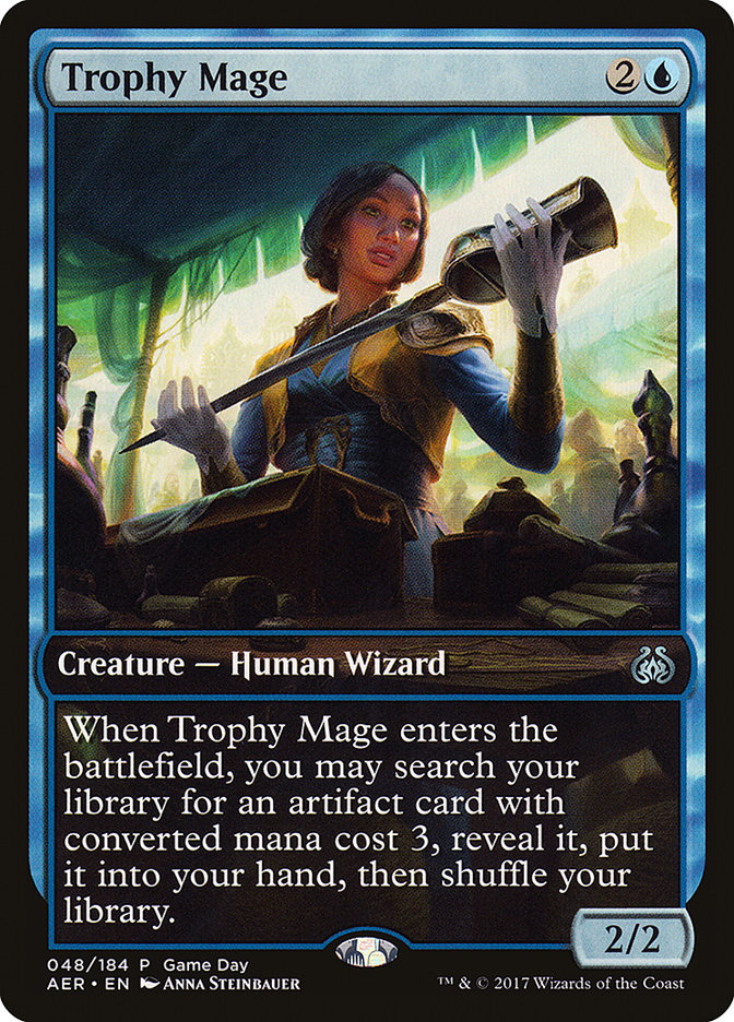 Trophy Mage (Game Day) [Aether Revolt Promos]-1