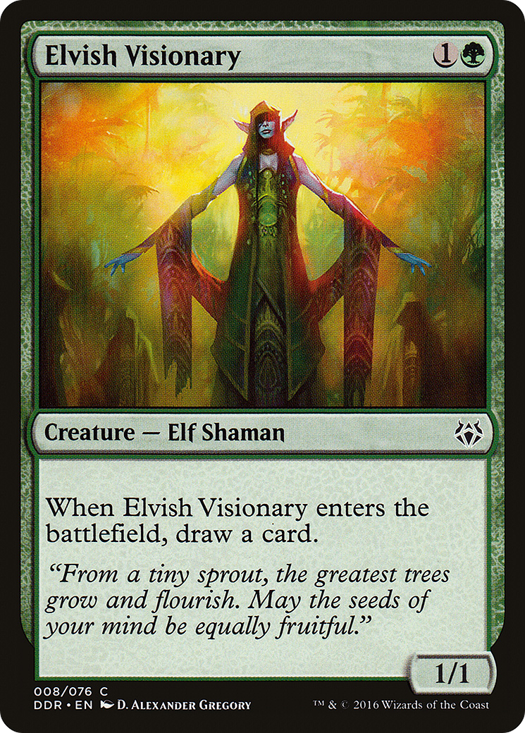 Elvish Visionary [Duel Decks: Nissa vs. Ob Nixilis]-1
