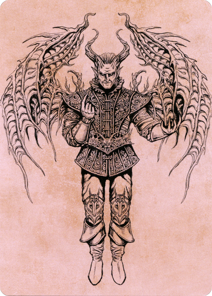 Raphael, Fiendish Savior // Raphael, Fiendish Savior (ACLB-075) - Battle for Baldur's Gate Art Series (Borderless)-1