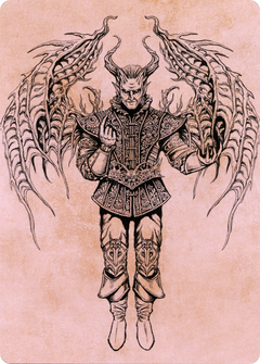 Raphael, Fiendish Savior // Raphael, Fiendish Savior (ACLB-075) - Battle for Baldur's Gate Art Series (Borderless)-1
