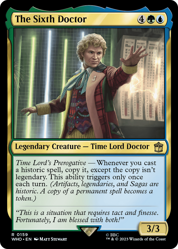 The Sixth Doctor [Doctor Who]-1