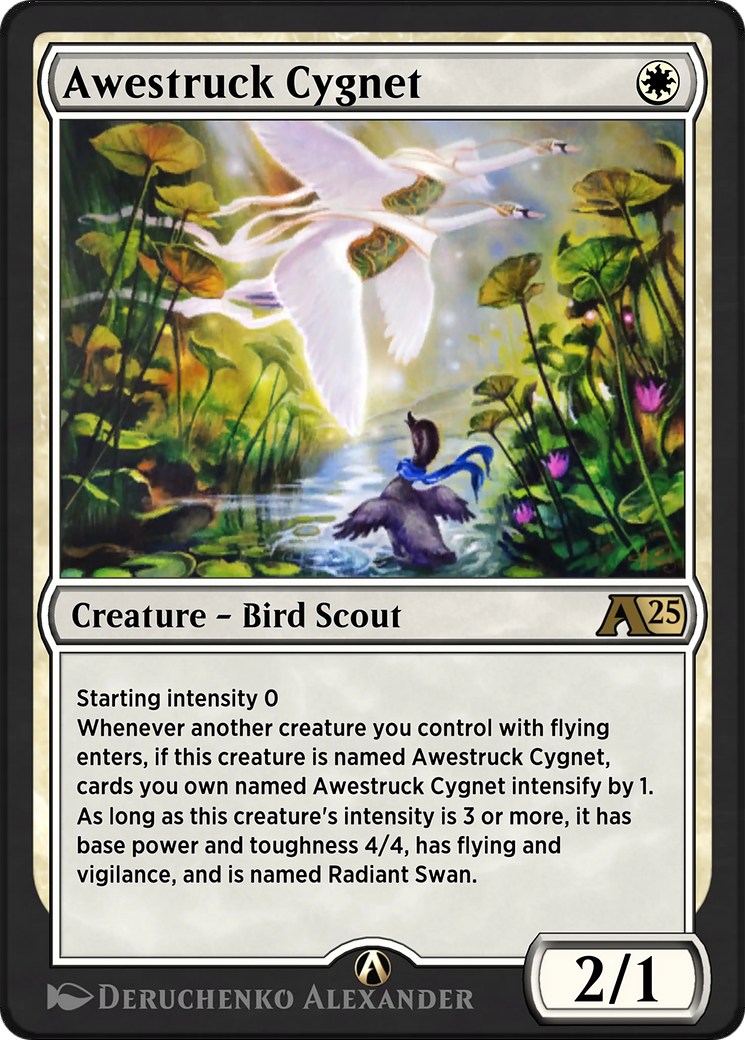 Awestruck Cygnet (YBLB-001) - Alchemy: Bloomburrow-1