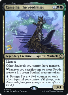 Camellia, the Seedmiser [Bloomburrow Prerelease Promos]-1
