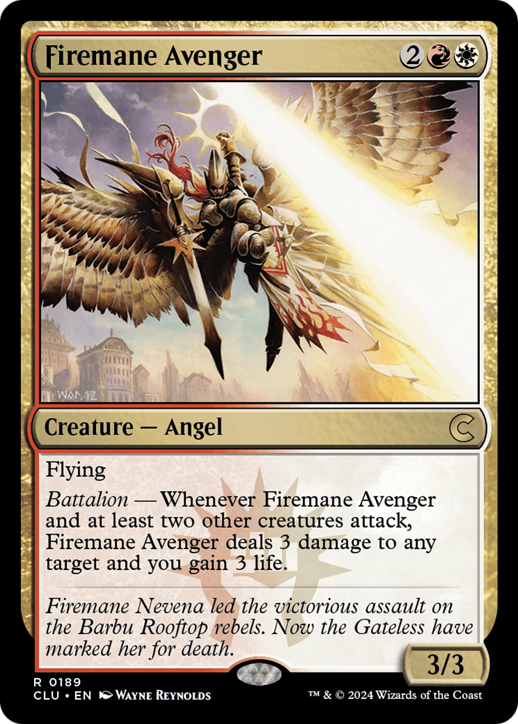Firemane Avenger [Ravnica: Clue Edition]-1