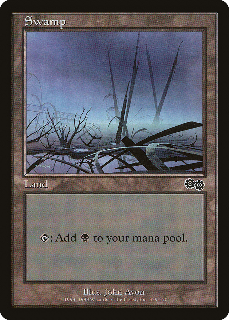 Swamp (339) [Urza's Saga]-1