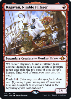 Ragavan, Nimble Pilferer [Modern Horizons 2 Prerelease Promos]-1