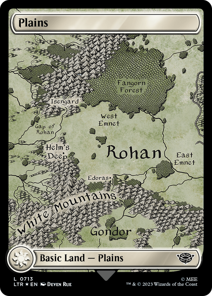 Plains (0713) (Surge Foil) [The Lord of the Rings: Tales of Middle-Earth]-1