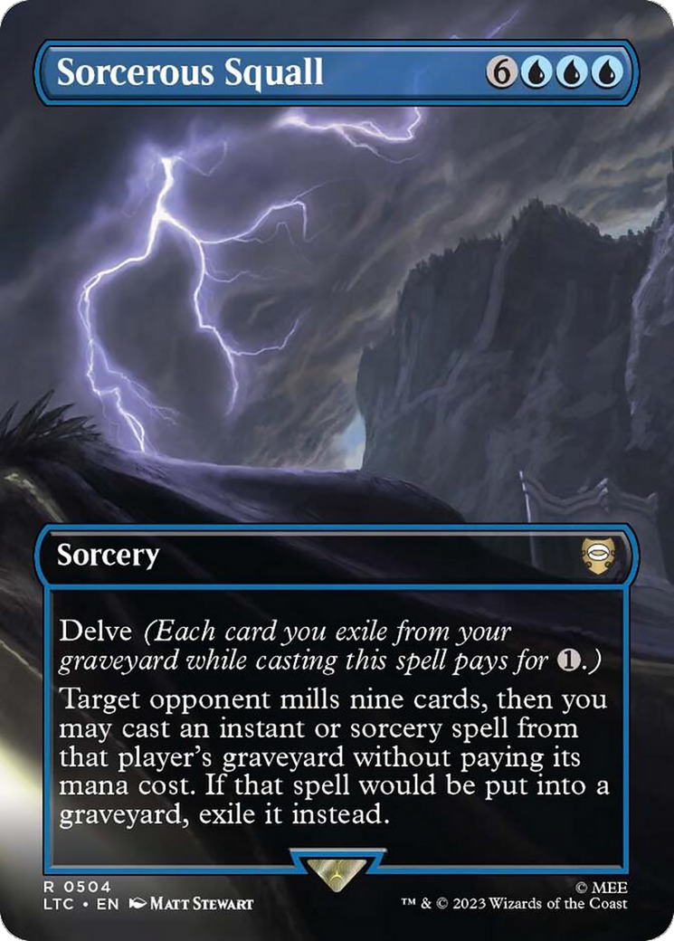 Sorcerous Squall (Borderless) [The Lord of the Rings: Tales of Middle-Earth Commander]-1