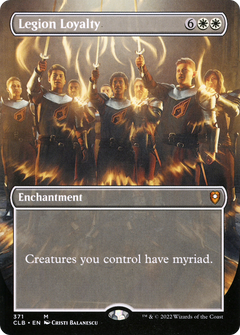 Legion Loyalty (Borderless Alternate Art) [Commander Legends: Battle for Baldur's Gate]-1