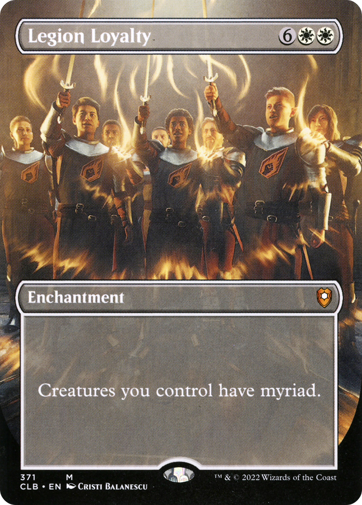 Legion Loyalty (Borderless Alternate Art) [Commander Legends: Battle for Baldur's Gate]-1