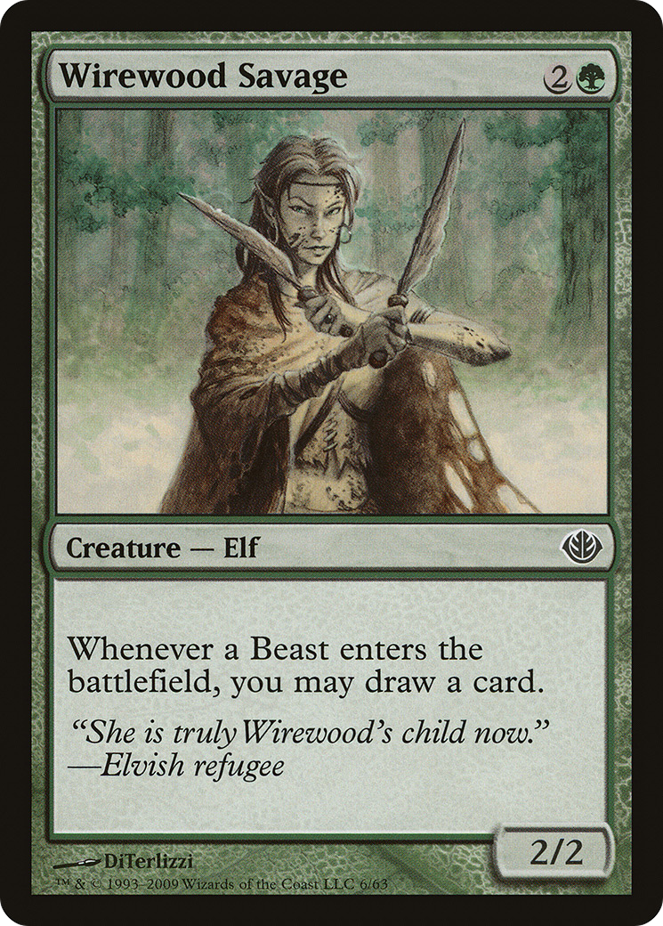 Wirewood Savage (DDD-006) - Duel Decks: Garruk vs. Liliana-1