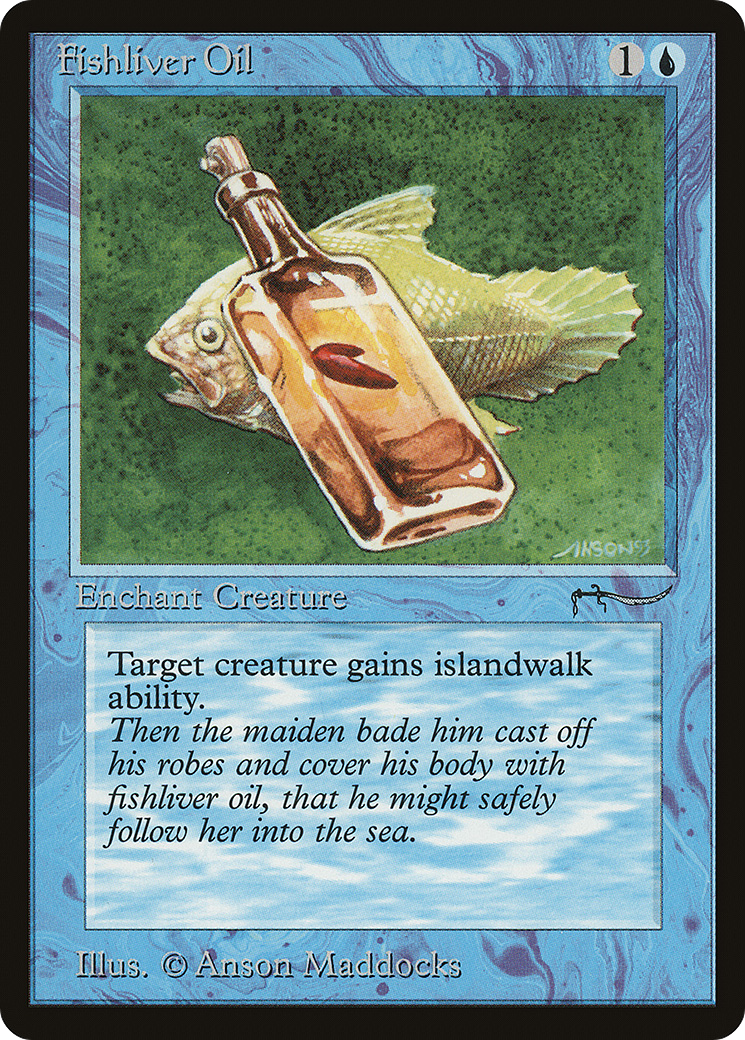 Fishliver Oil (Light Mana Cost) [Arabian Nights]-1