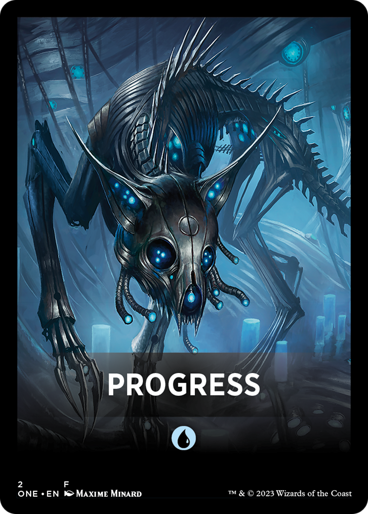 Progress (FONE-002) - Phyrexia: All Will Be One Jumpstart Front Cards-1
