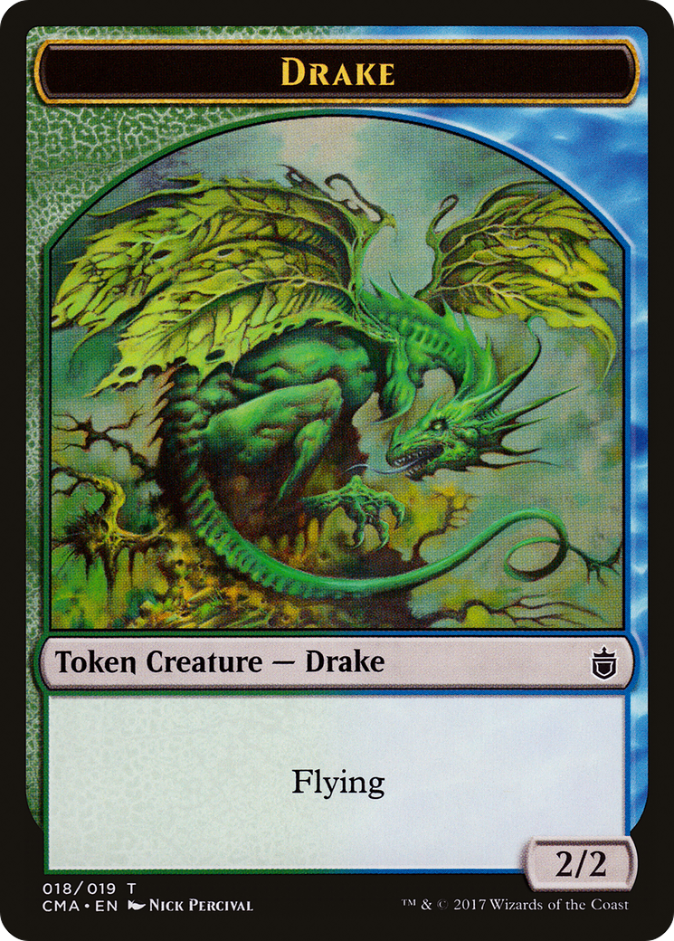 Drake Token [Commander Anthology Tokens]-1
