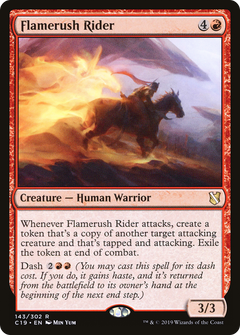 Flamerush Rider [Commander 2019]-1