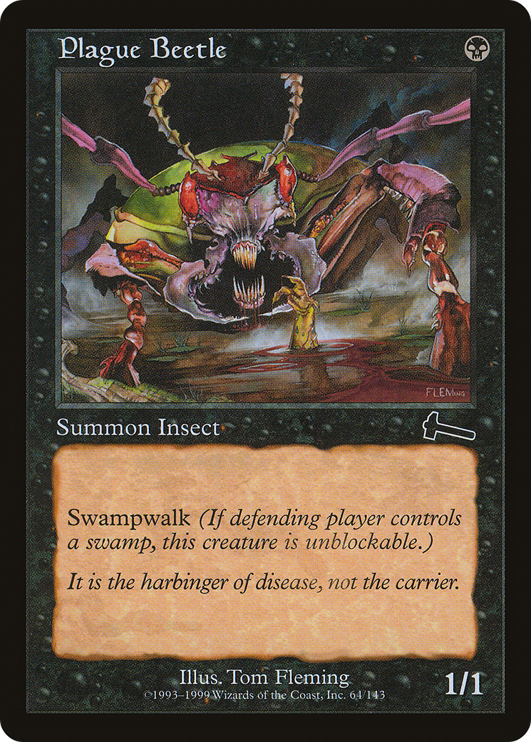 Plague Beetle [Urza's Legacy]-1