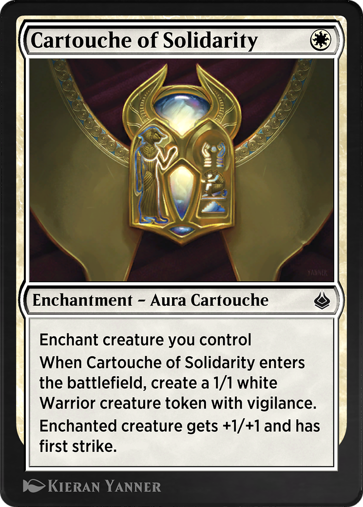 Cartouche of Solidarity (AKR-008) - Amonkhet Remastered-1