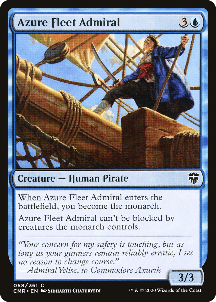 Azure Fleet Admiral [Commander Legends]-1
