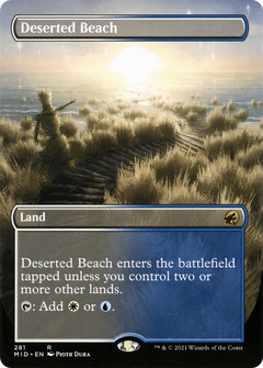 Deserted Beach (Borderless Alternate Art) [Innistrad: Midnight Hunt]-1