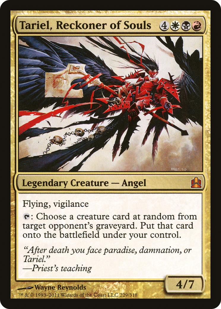 Tariel, Reckoner of Souls [Commander 2011]-1