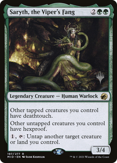 Saryth, the Viper's Fang (Promo Pack) [Innistrad: Midnight Hunt Promos]-1