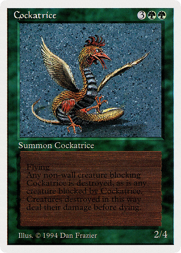 Cockatrice [Summer Magic / Edgar]-1
