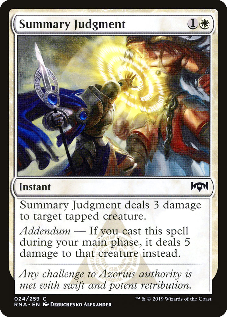 Summary Judgment [Ravnica Allegiance]-1