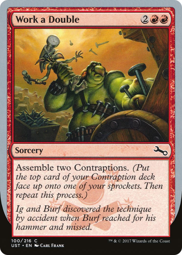 Work a Double (UST-100) - Unstable Foil-1