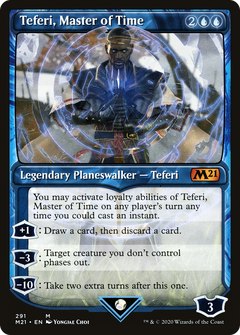 Teferi, Master of Time (Showcase) (291) [Core Set 2021]-1