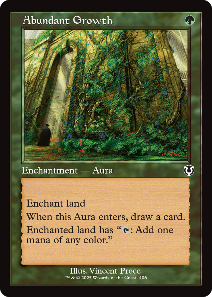 Abundant Growth (Retro Frame) [Innistrad Remastered]-1