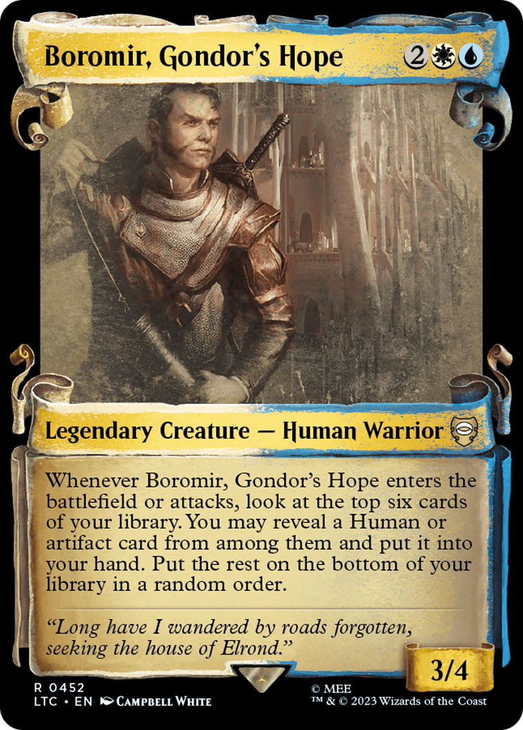 Boromir, Gondor's Hope [The Lord of the Rings: Tales of Middle-Earth Commander Showcase Scrolls]-1