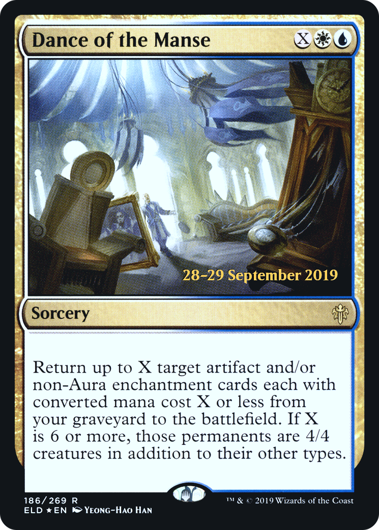 Dance of the Manse [Throne of Eldraine Prerelease Promos]-1