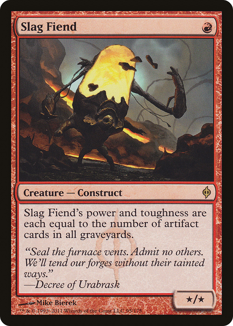 Slag Fiend [New Phyrexia]-1