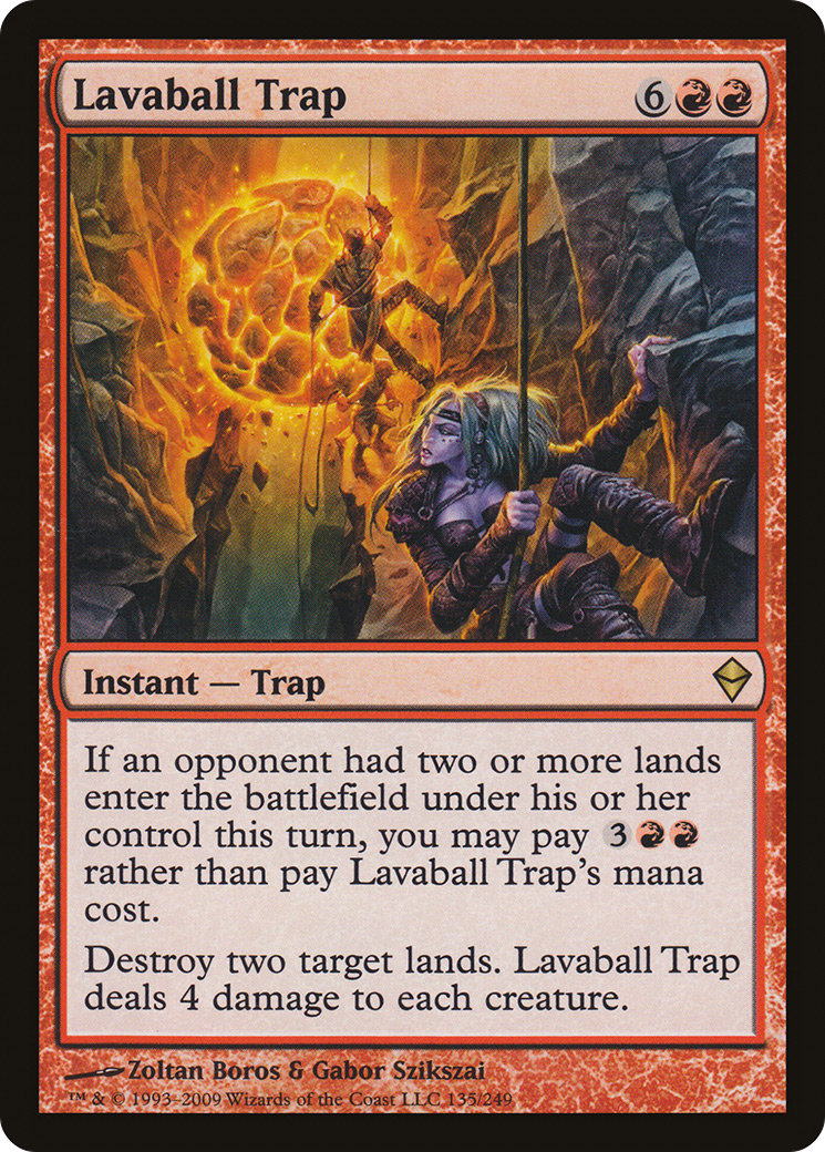 Lavaball Trap [Zendikar]-1