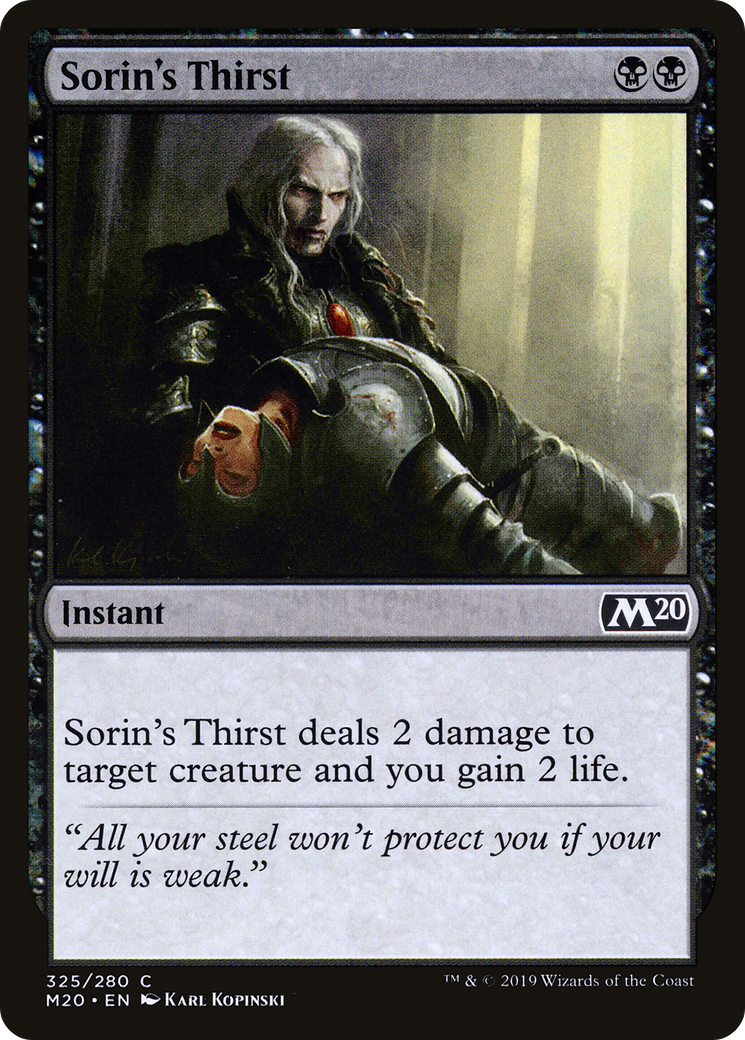 Sorin's Thirst [Core Set 2020]-1