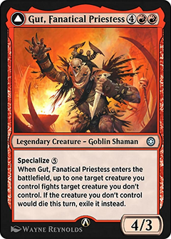 Gut, Fanatical Priestess (HBG-013) - Alchemy Horizons: Baldur's Gate-1