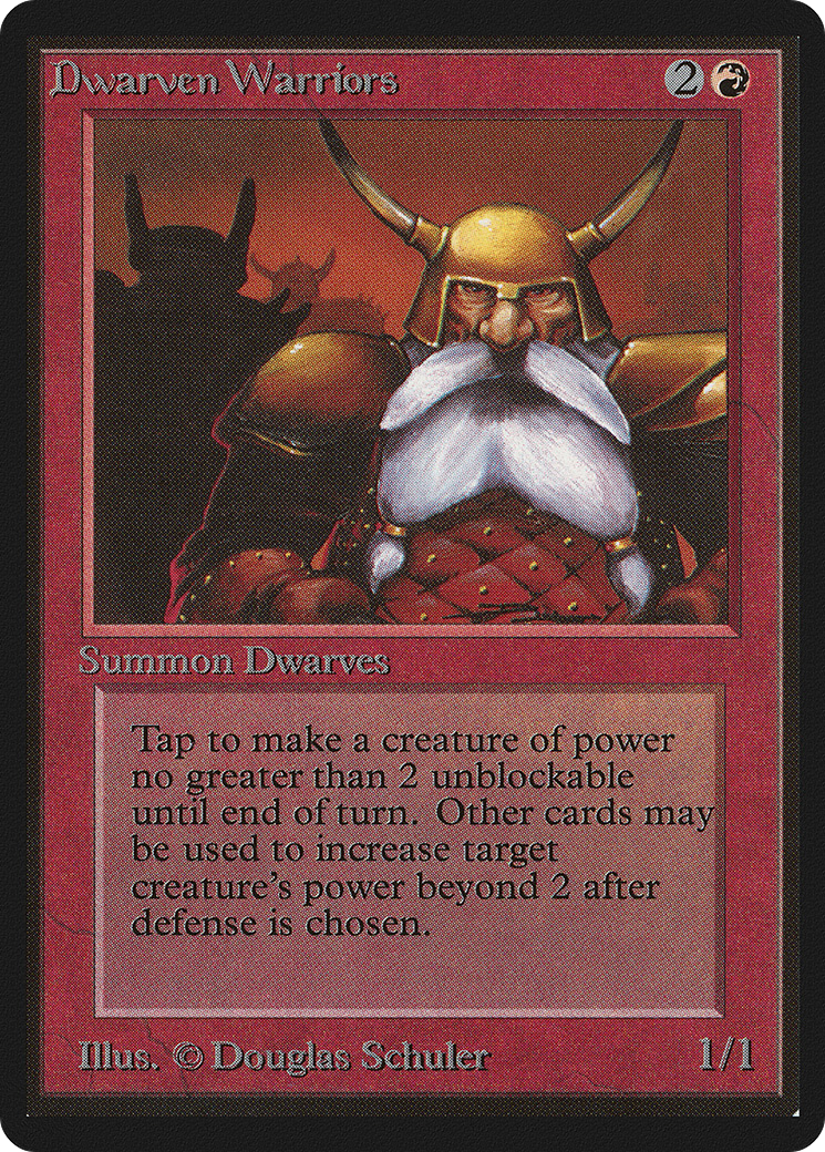 Dwarven Warriors (LEB-) - Limited Edition Beta-1