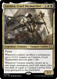 Carmen, Cruel Skymarcher [The Lost Caverns of Ixalan Commander]-1