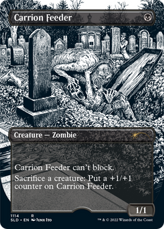 Carrion Feeder (Japanese Borderless Etched Foil) [Secret Lair Drop Series]-1