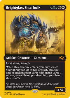 Brightglass Gearhulk (First-Place Foil) [Aetherdrift]-1