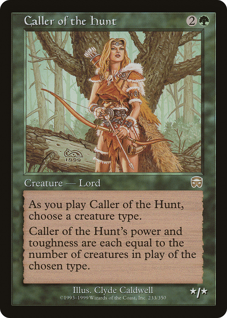 Caller of the Hunt [Mercadian Masques]-1