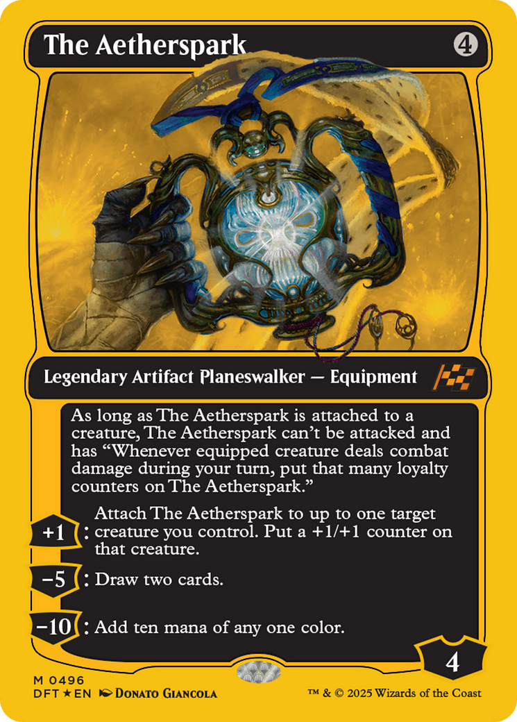 The Aetherspark (First-Place Foil) [Aetherdrift]-1